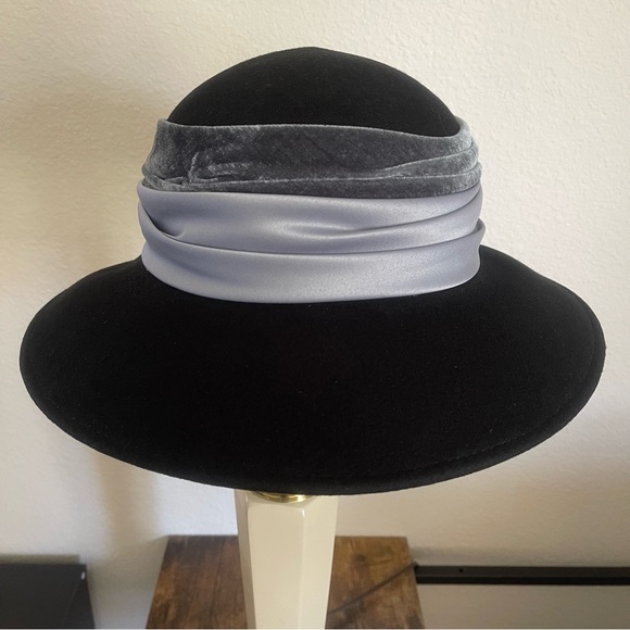 EE British wool hat wide brim elegant wild wool ha - Picture 3 of 13